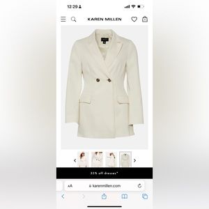 Karen Millen blazer and pants